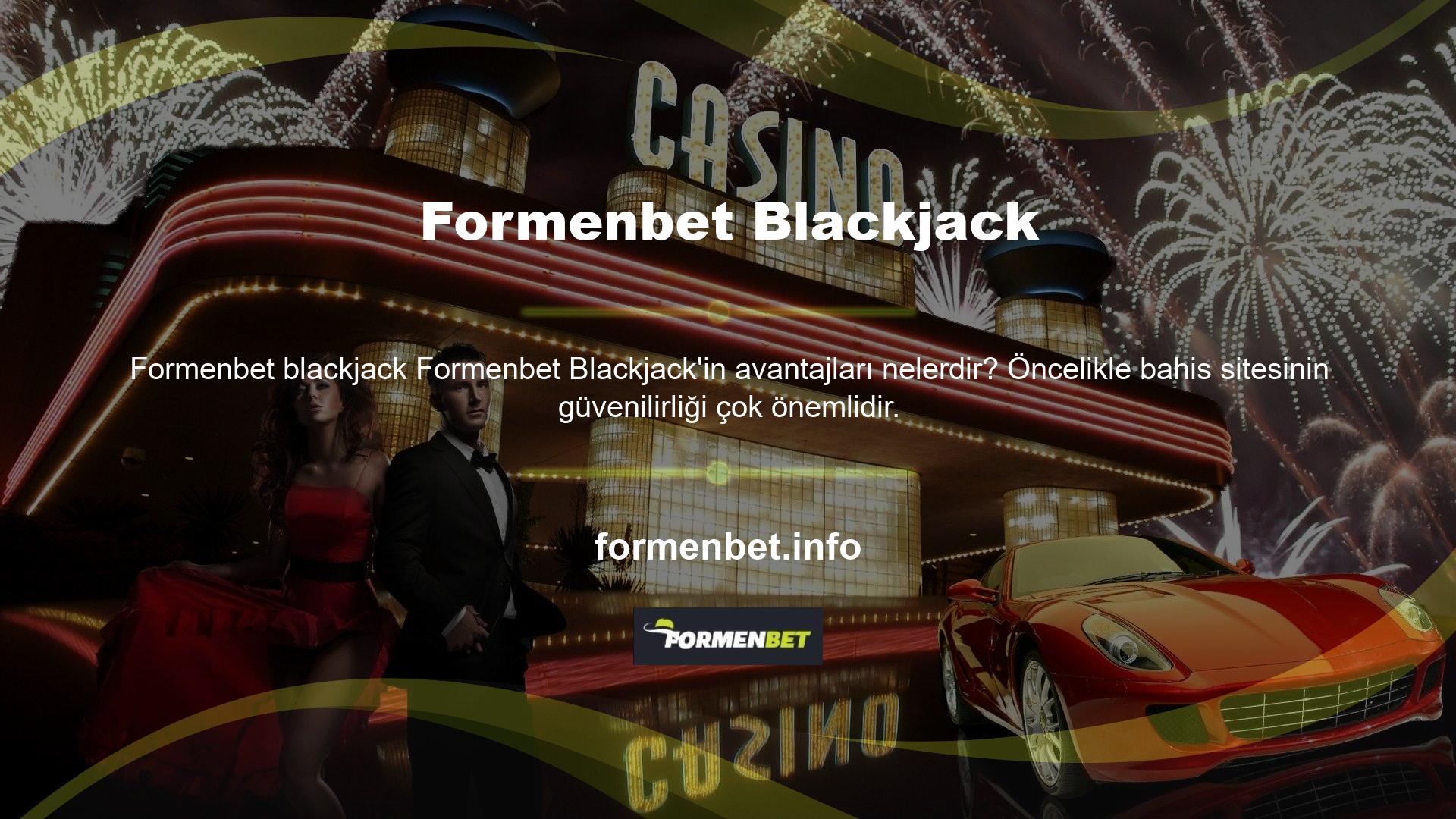 Formenbet web sitesi güvenilirliği ile tanınan bir casino şirketidir